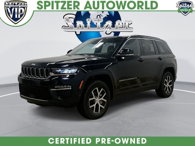 Diamond Black Crystal Pearlcoat 2024 Jeep Grand Cherokee Limited 4WD SUV / Crossover Four-Wheel Drive 8-Speed Automatic