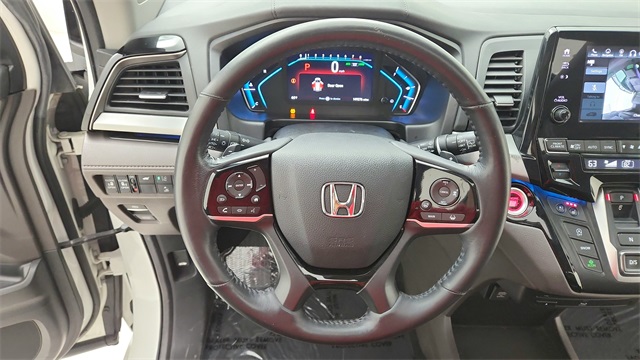 2020 Honda Odyssey Elite White at Central Houston Nissan