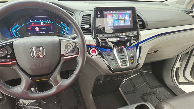 2020 Honda Odyssey Elite White at Central Houston Nissan