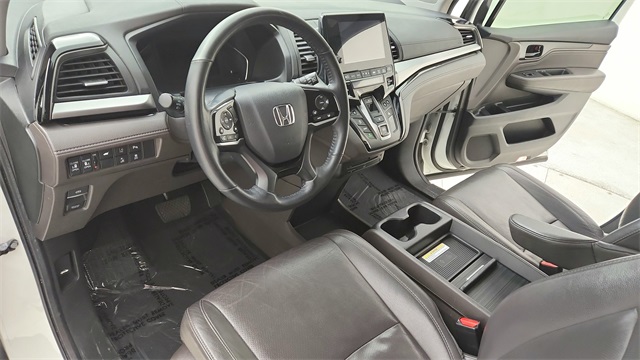 2020 Honda Odyssey Elite White at Central Houston Nissan