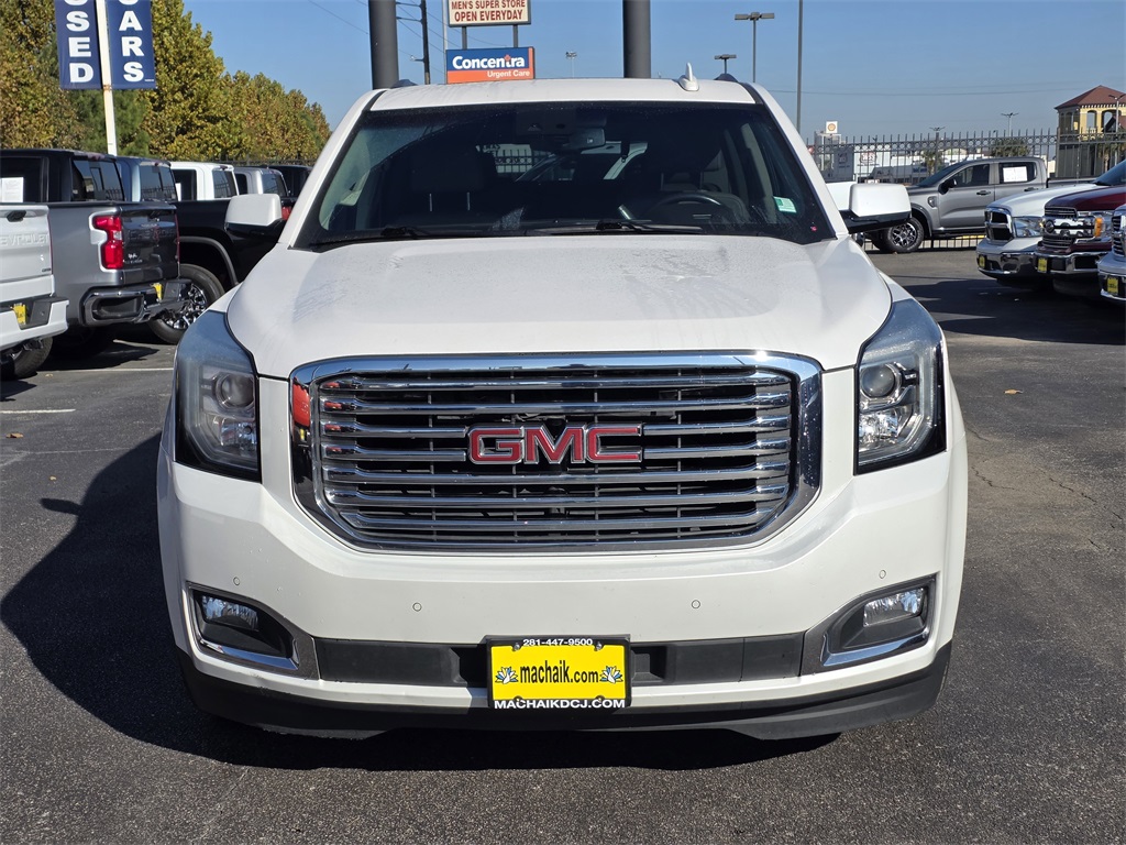 2019 GMC Yukon SLT White at Classic Elite Chevrolet Sugar Land