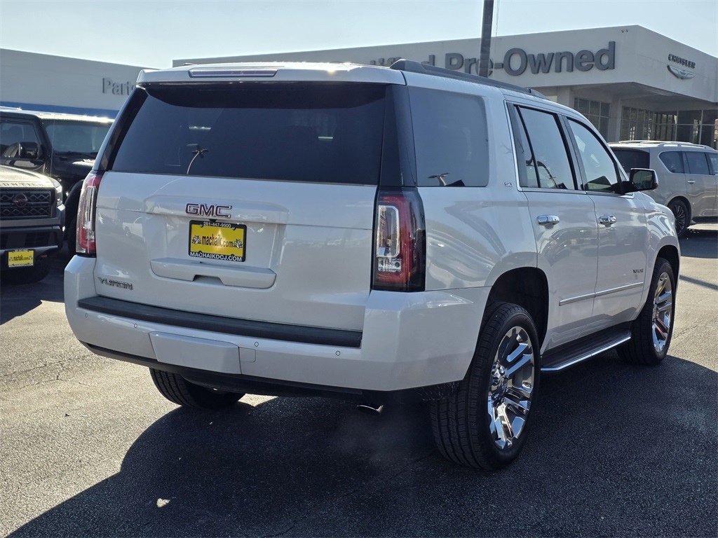 2019 GMC Yukon SLT White at Classic Elite Chevrolet Sugar Land