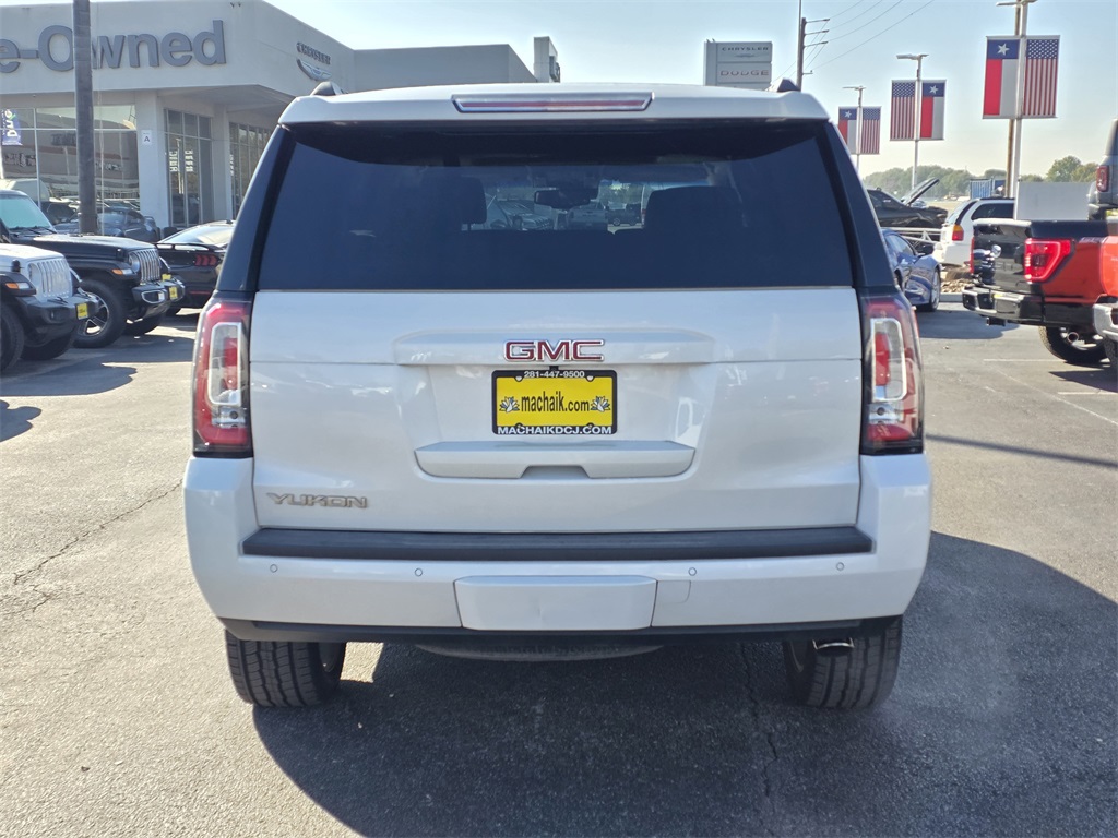 2019 GMC Yukon SLT White at Classic Elite Chevrolet Sugar Land