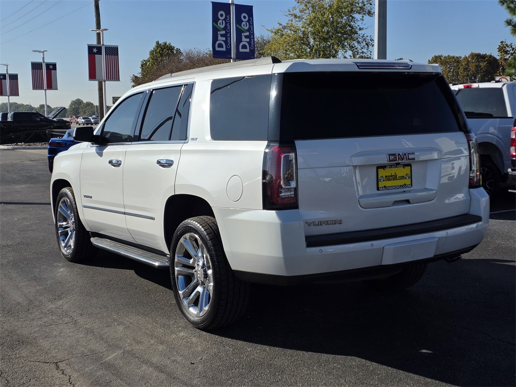 2019 GMC Yukon SLT White at Classic Elite Chevrolet Sugar Land