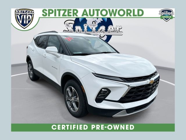 Summit White 2024 Chevrolet Blazer SUV / Crossover Front-Wheel Drive 9-Speed Automatic Overdrive