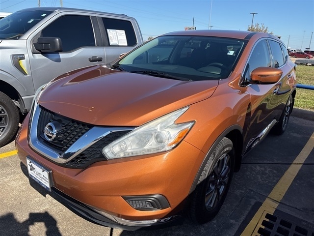 2016 Nissan Murano S Orange at Baytown Hyundai