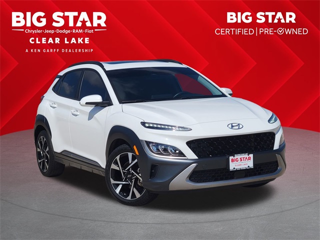 2023 Hyundai Kona Limited White at Baytown Hyundai