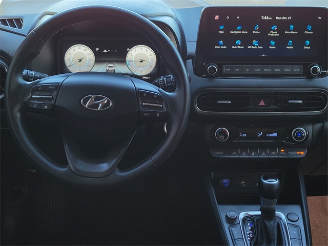 2023 Hyundai Kona Limited White at Baytown Hyundai