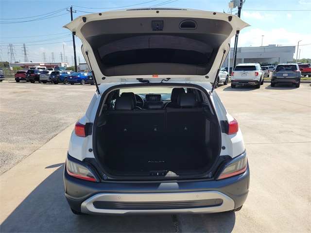 2023 Hyundai Kona Limited White at Baytown Hyundai