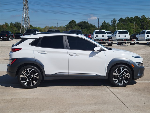 2023 Hyundai Kona Limited White at Baytown Hyundai