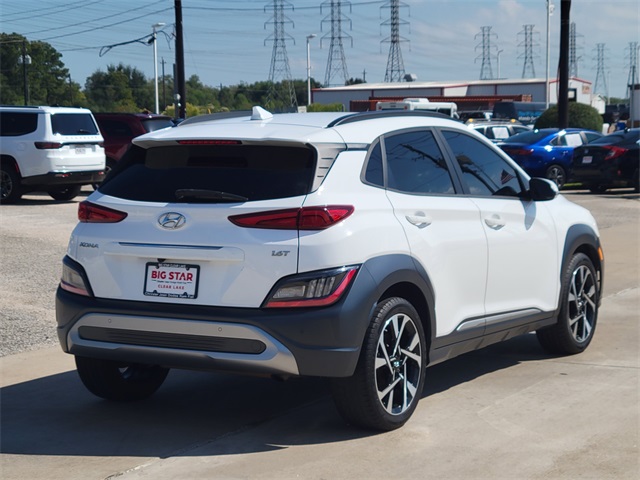2023 Hyundai Kona Limited White at Baytown Hyundai