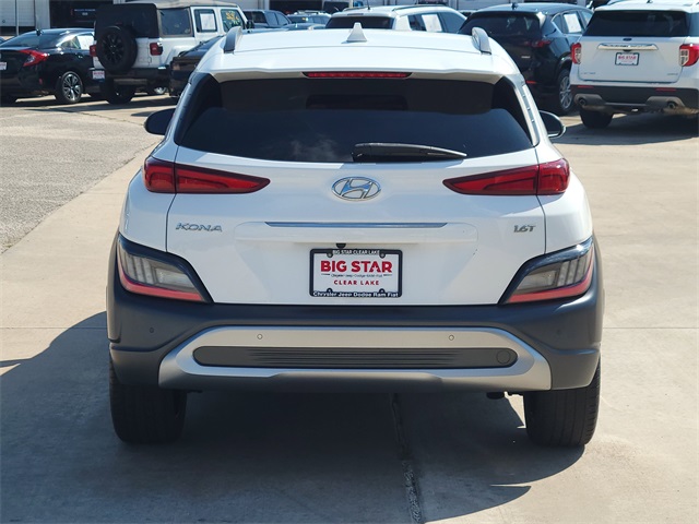 2023 Hyundai Kona Limited White at Baytown Hyundai