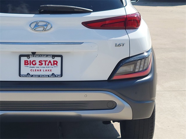 2023 Hyundai Kona Limited White at Baytown Hyundai