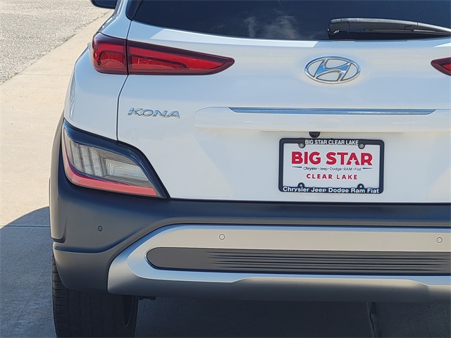 2023 Hyundai Kona Limited White at Baytown Hyundai