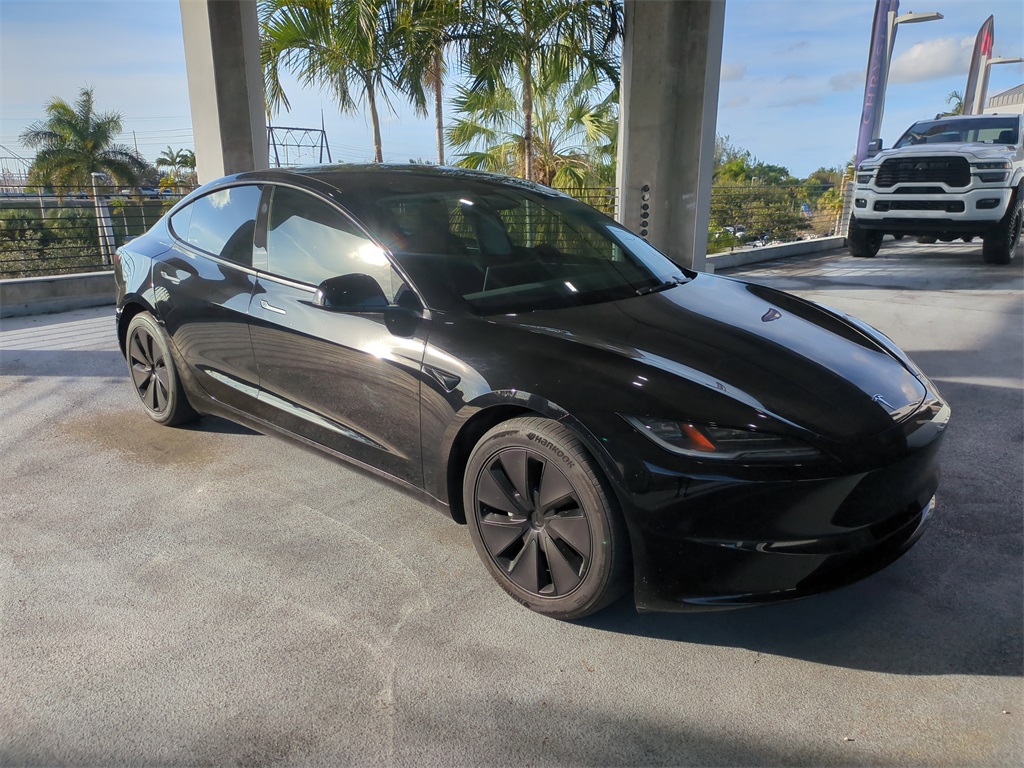 Used 2024 Tesla Model 3 Base with VIN 5YJ3E1EA0RF755198 for sale in Tamarac, FL