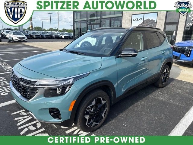 Pluton Blue/Black Roof 2026 Kia Seltos S AWD SUV / Crossover All-Wheel Drive Continuously Variable Transmission