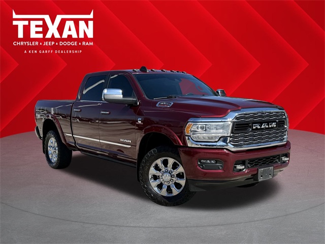 2022 Ram 2500 Limited Red at Texan Dodge Chrysler Jeep Ram