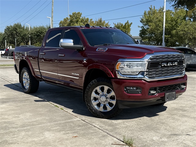 2022 Ram 2500 Limited Red at Texan Dodge Chrysler Jeep Ram