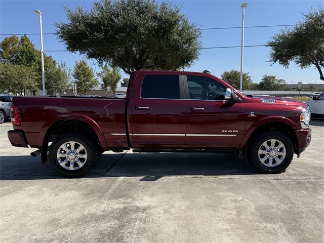 2022 Ram 2500 Limited Red at Texan Dodge Chrysler Jeep Ram