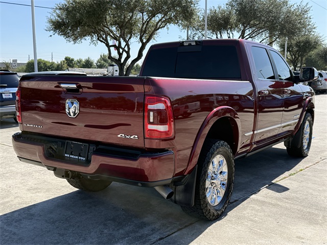 2022 Ram 2500 Limited Red at Texan Dodge Chrysler Jeep Ram