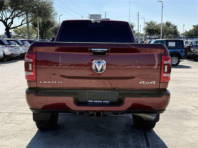 2022 Ram 2500 Limited Red at Texan Dodge Chrysler Jeep Ram