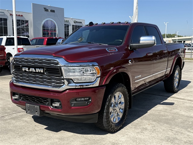 2022 Ram 2500 Limited Red at Texan Dodge Chrysler Jeep Ram