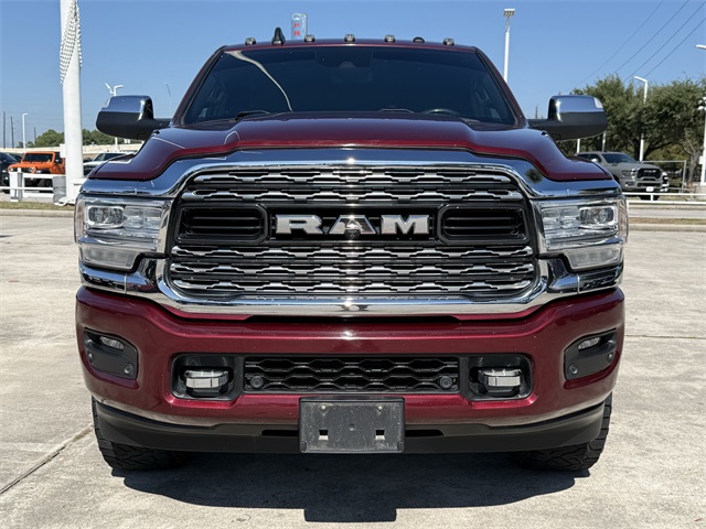 2022 Ram 2500 Limited Red at Texan Dodge Chrysler Jeep Ram