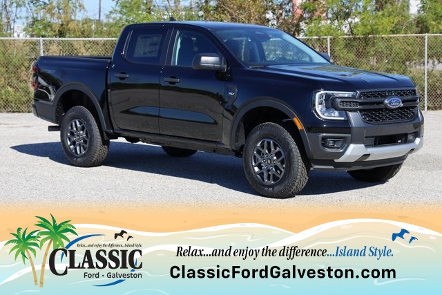 2025 Ford Ranger XLT Black at Classic Ford Galveston
