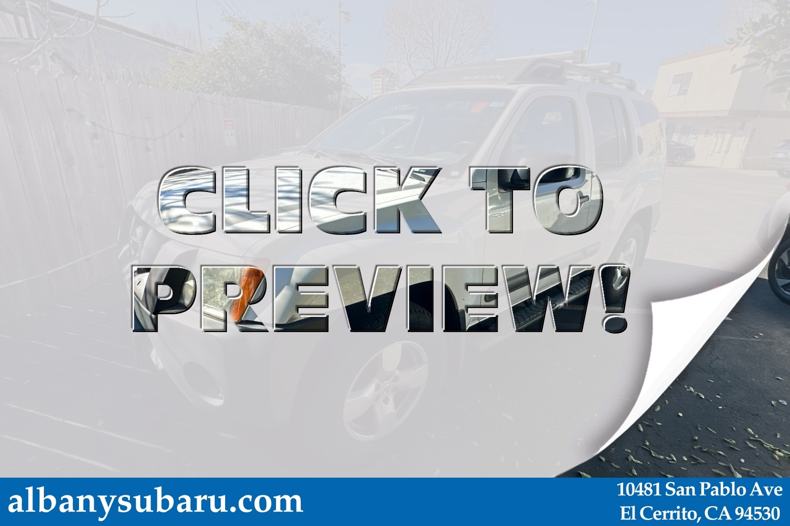 2007 Nissan Xterra SE 4WD