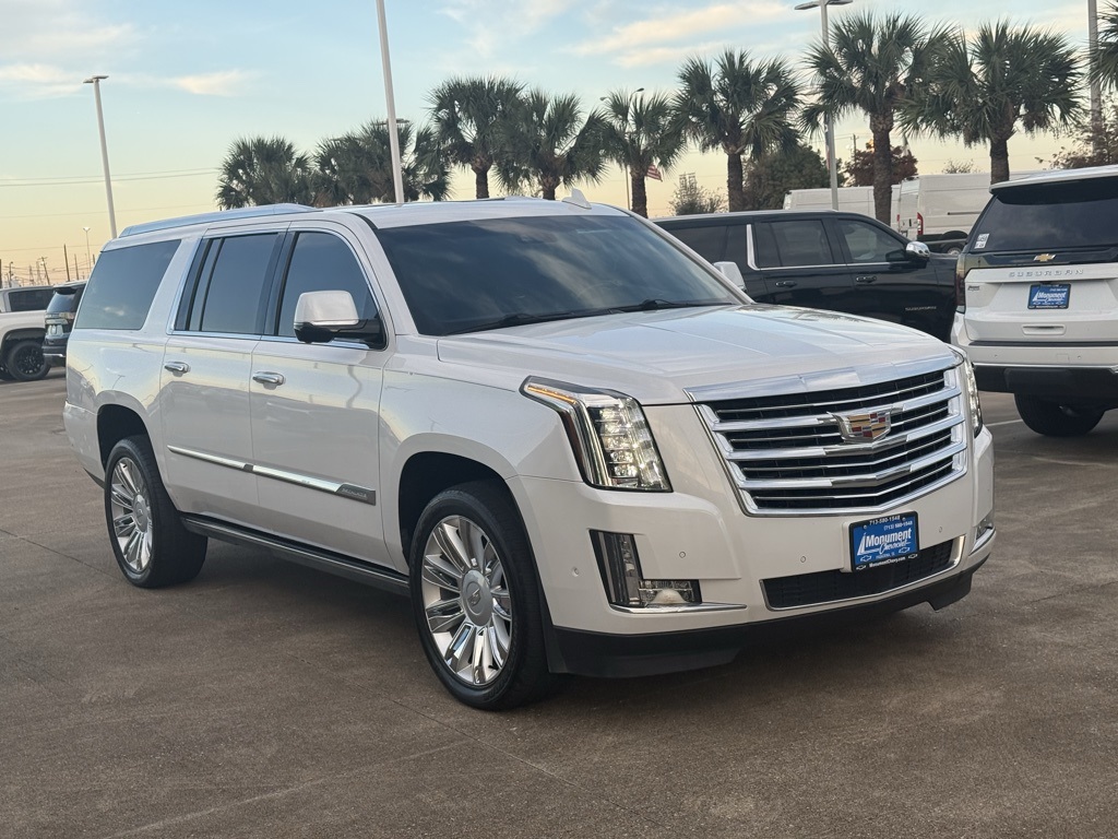 2018 Cadillac Escalade ESV Platinum Edition White at Bayway Cadillac Southwest