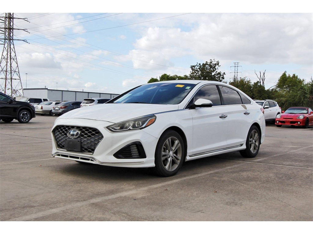 2018 Hyundai Sonata Sport White at Autostrade