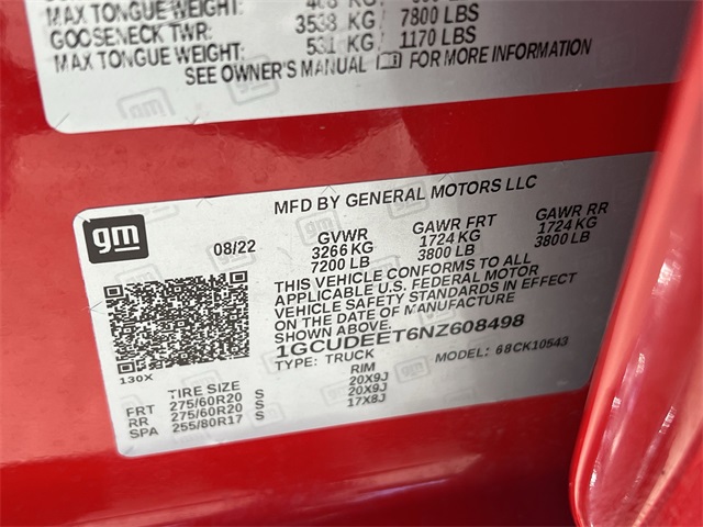 2022 Chevrolet Silverado 1500 RST Red at Big Star Buick GMC