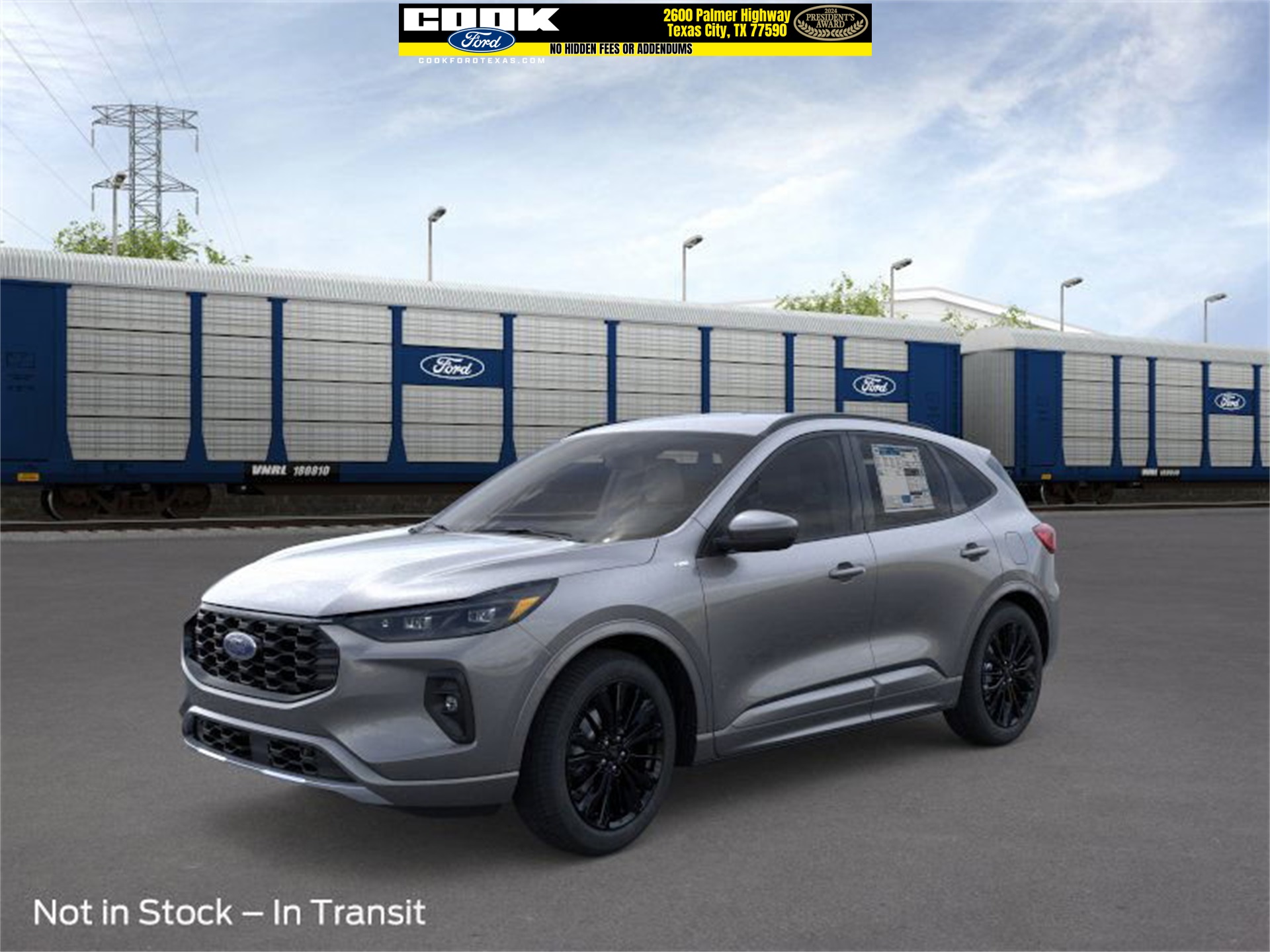 2026 Ford Escape Hybrid ST-Line Elite Gray at DeMontrond Ford