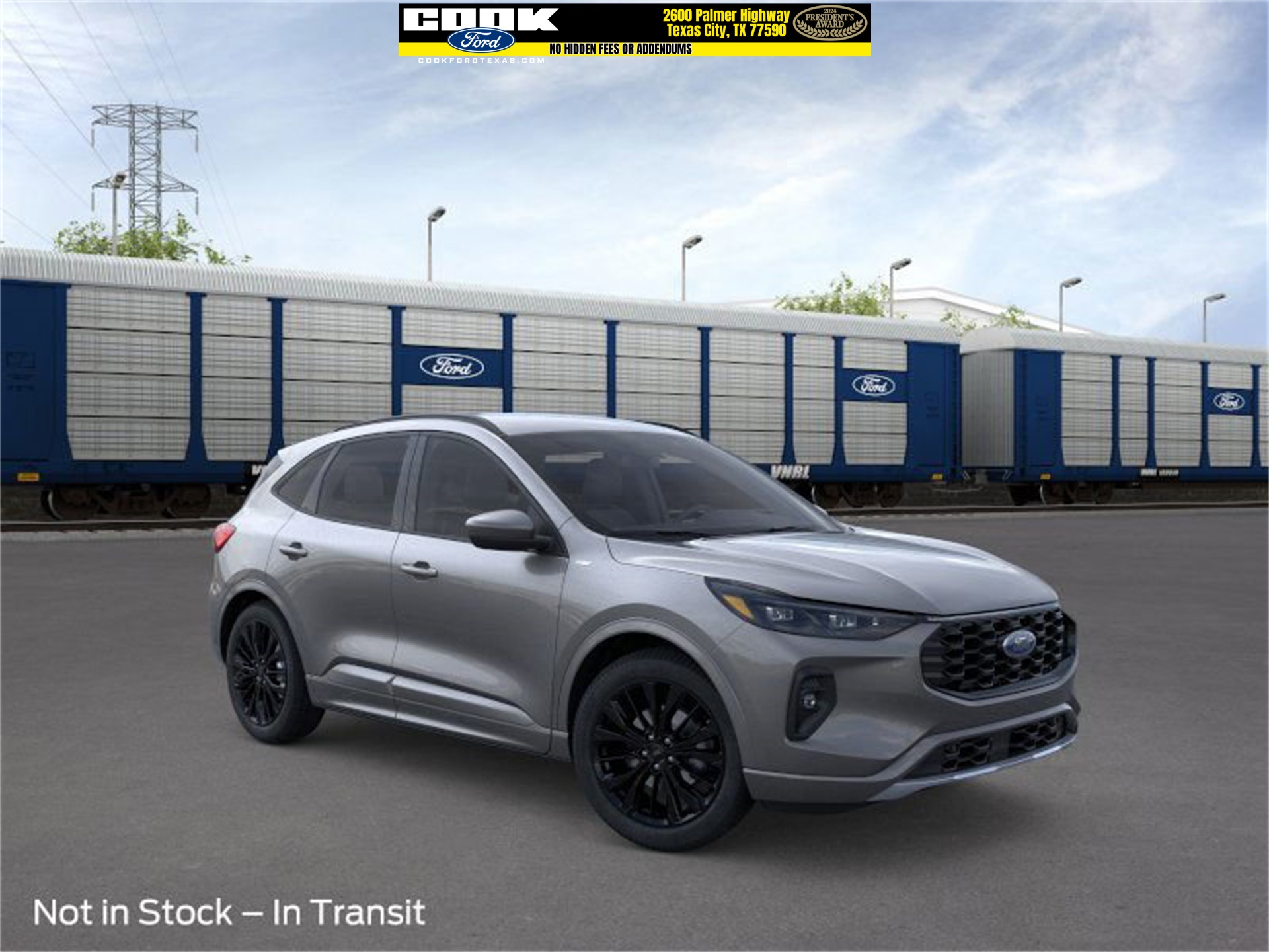 2026 Ford Escape Hybrid ST-Line Elite Gray at DeMontrond Ford