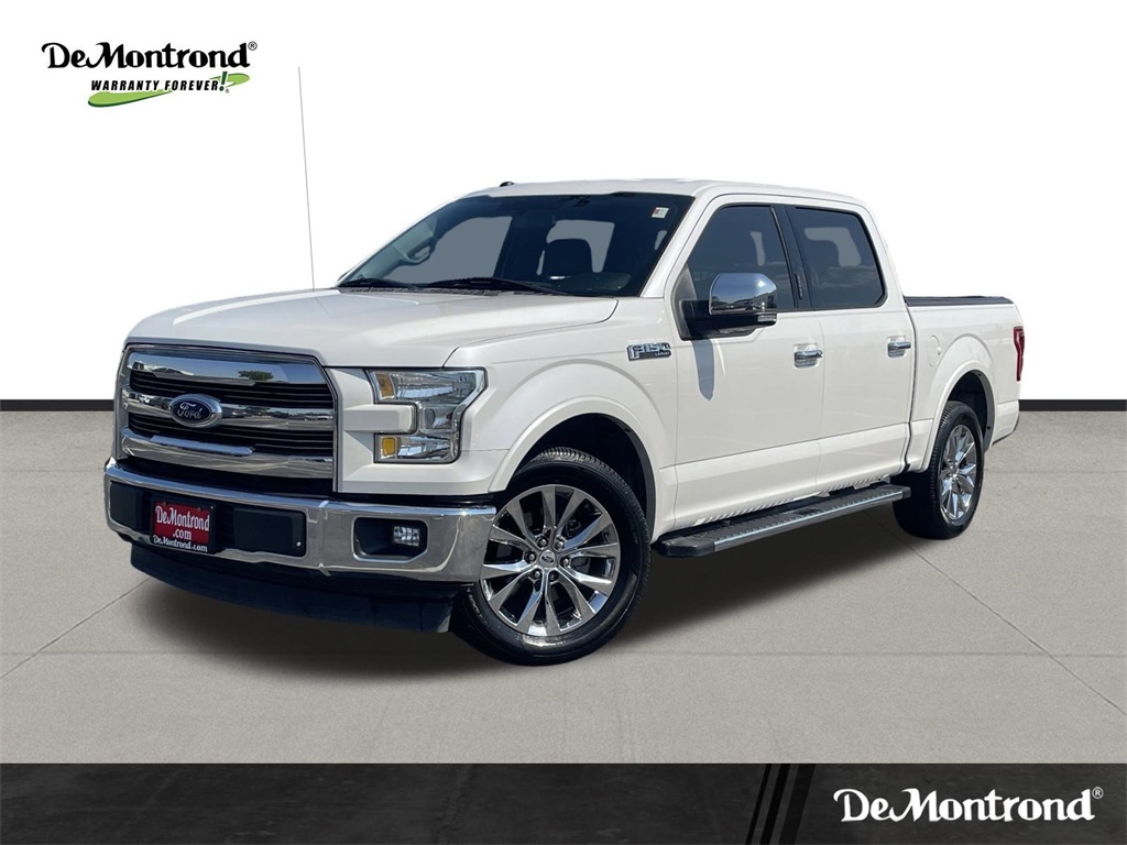2017 Ford F-150 Lariat White at DeMontrond Ford