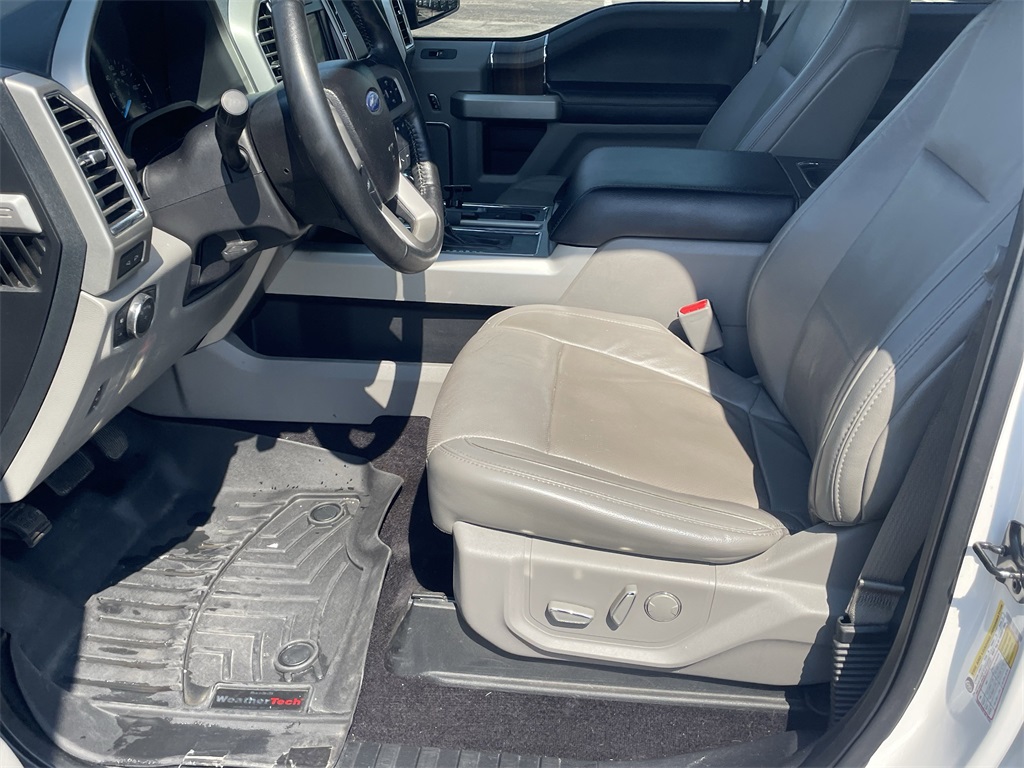 2017 Ford F-150 Lariat White at DeMontrond Ford