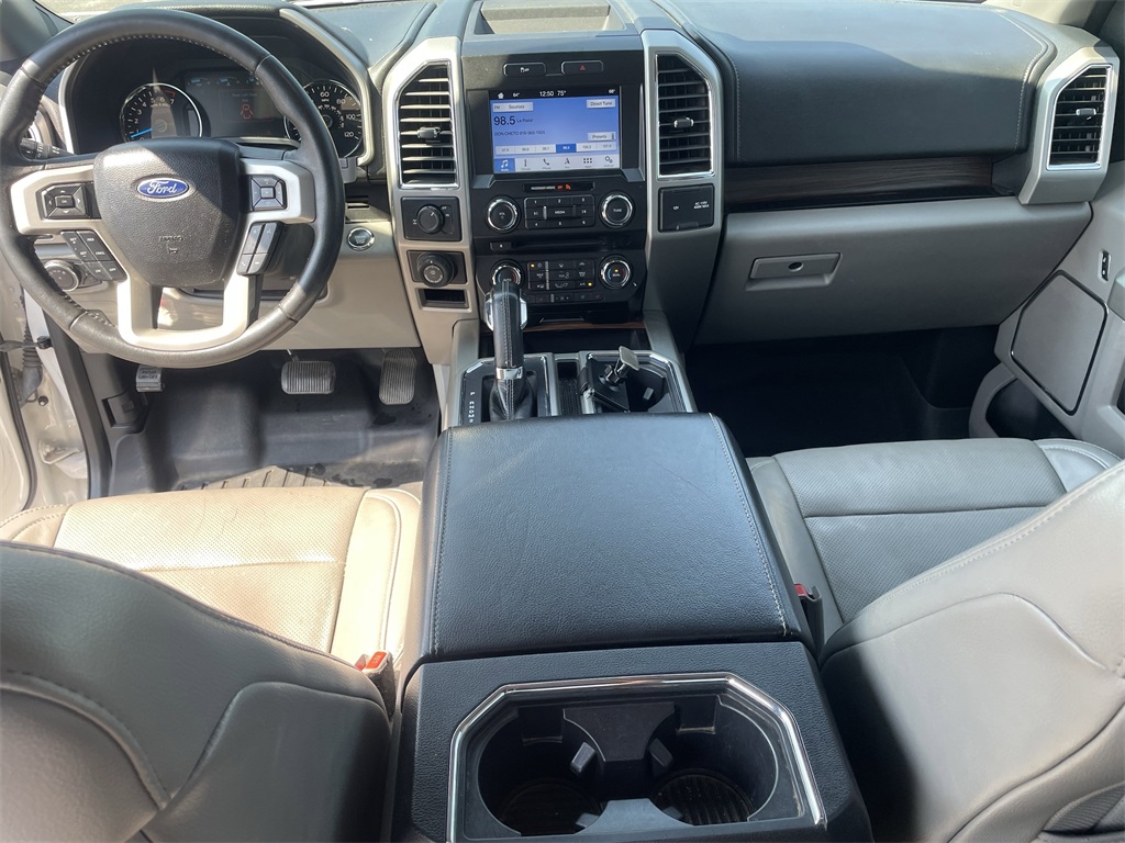 2017 Ford F-150 Lariat White at DeMontrond Ford