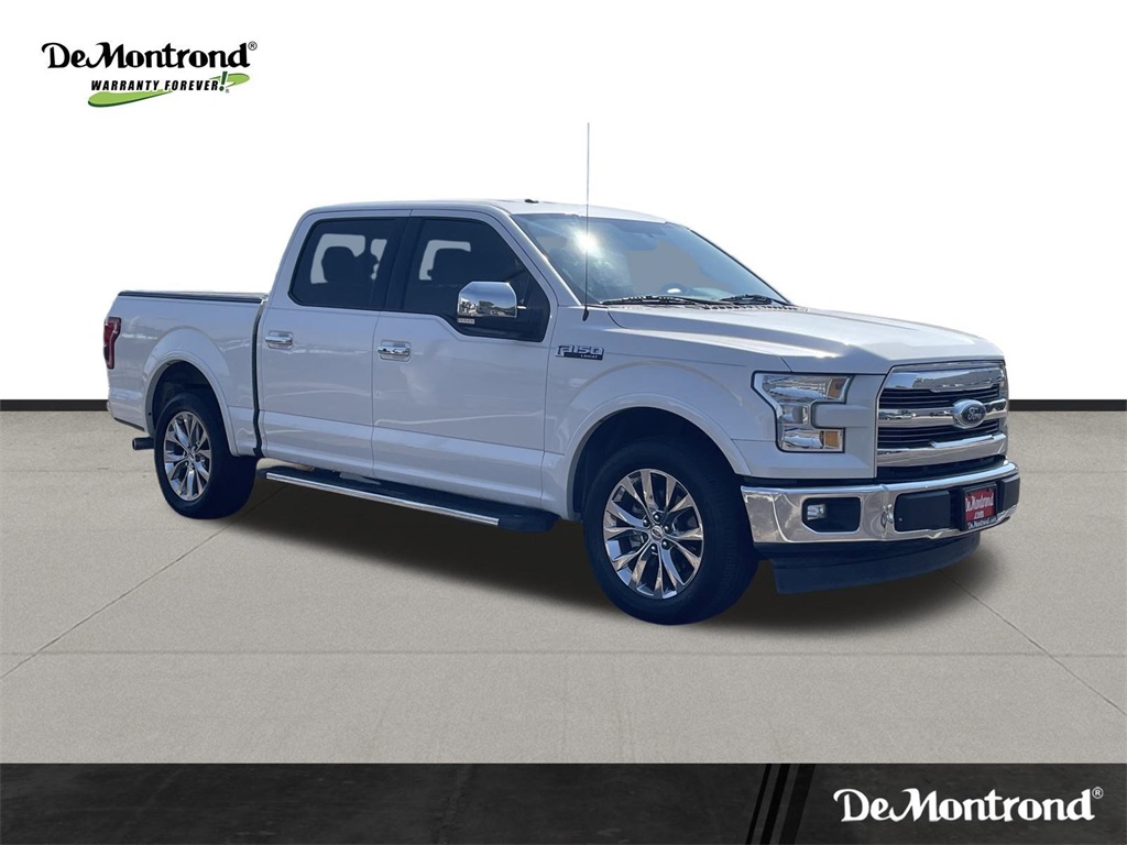 2017 Ford F-150 Lariat White at DeMontrond Ford