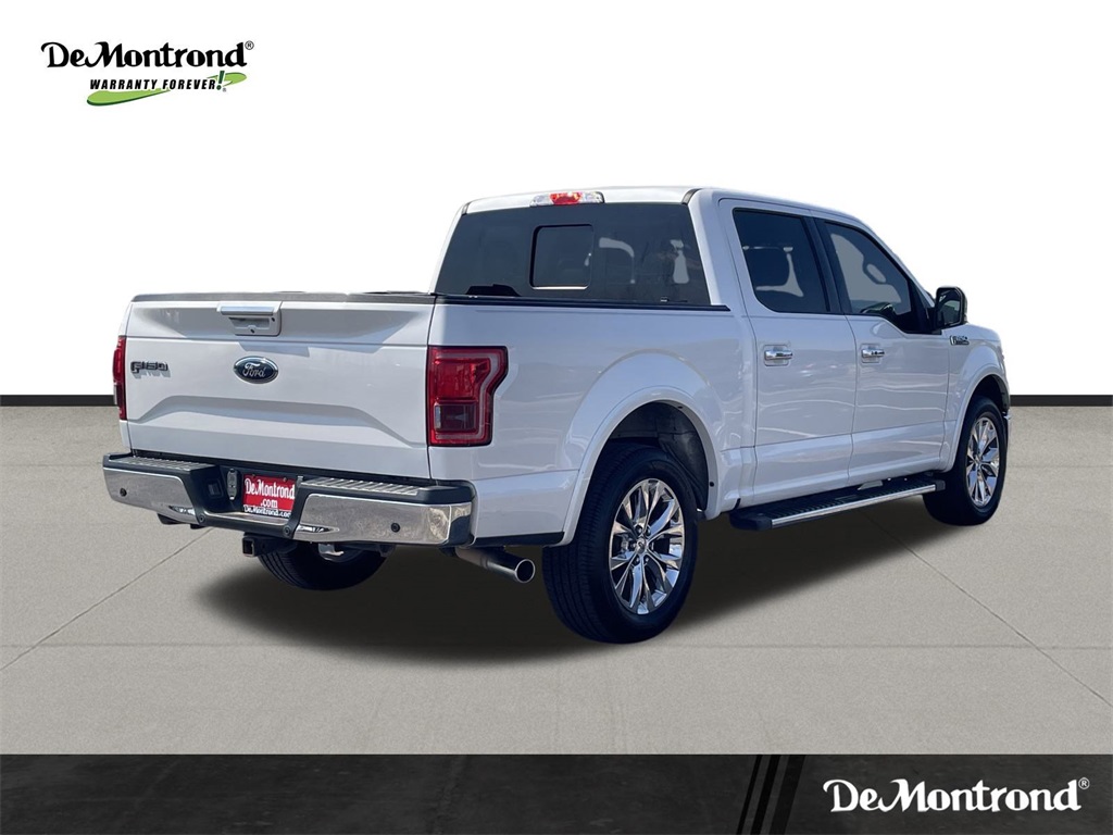 2017 Ford F-150 Lariat White at DeMontrond Ford