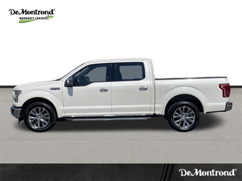 2017 Ford F-150 Lariat White at DeMontrond Ford