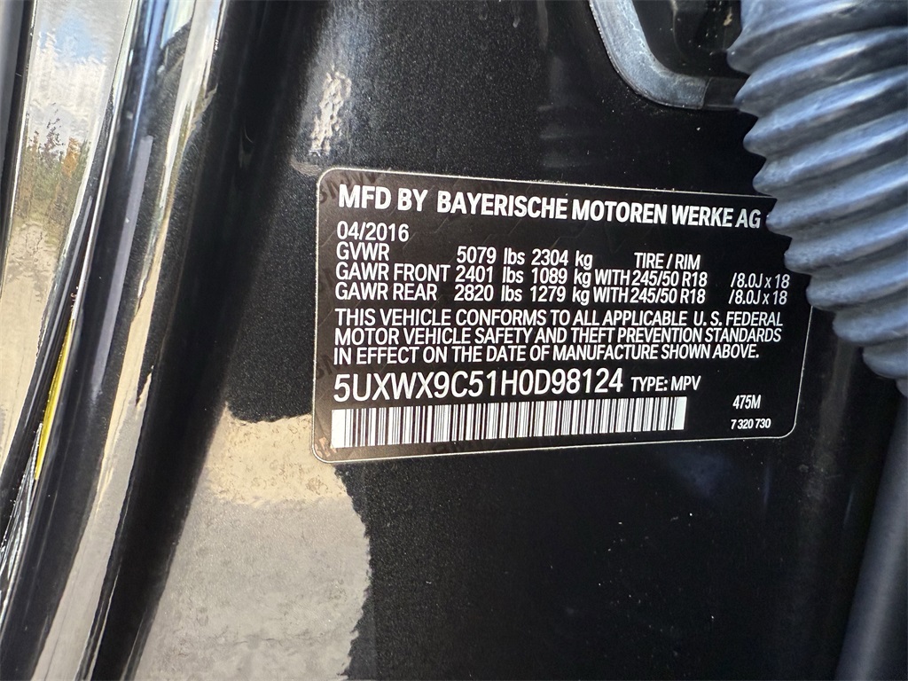 2017 BMW X3 xDrive28i Black at Parkway Family Mazda