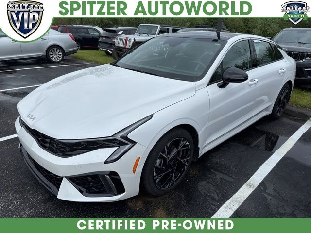 Snow White Pearl 2025 Kia K5 GT-Line FWD Sedan Front-Wheel Drive 8-Speed Automatic