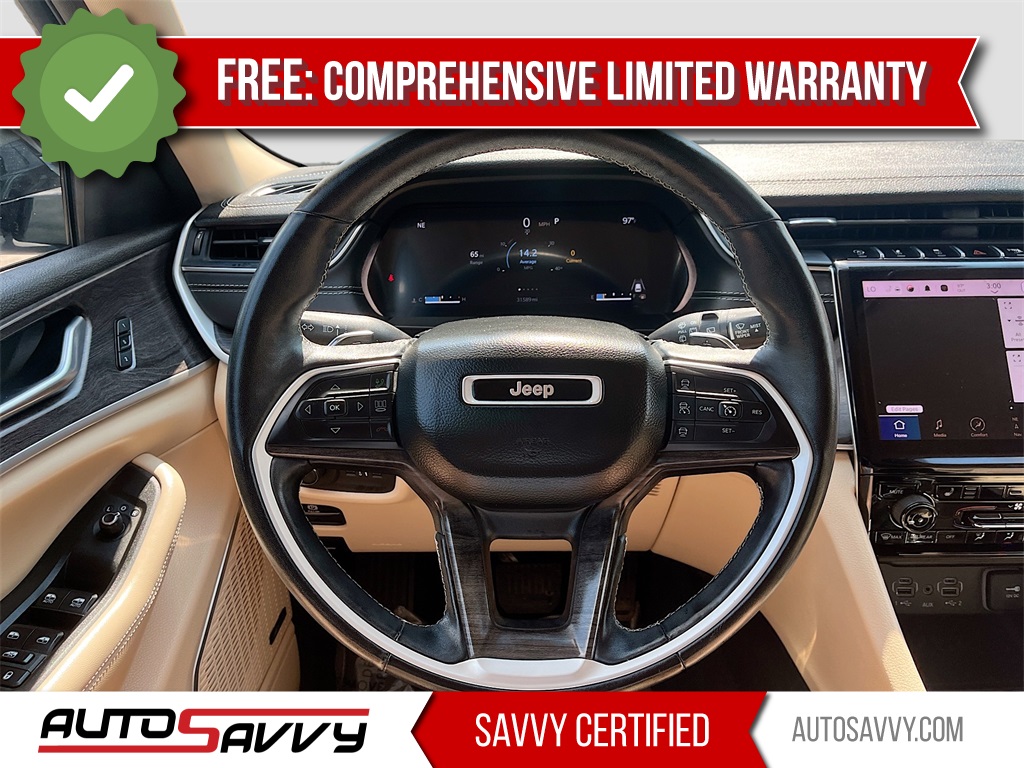 2022 Jeep Grand Cherokee L Limited White at River Oaks CDJR