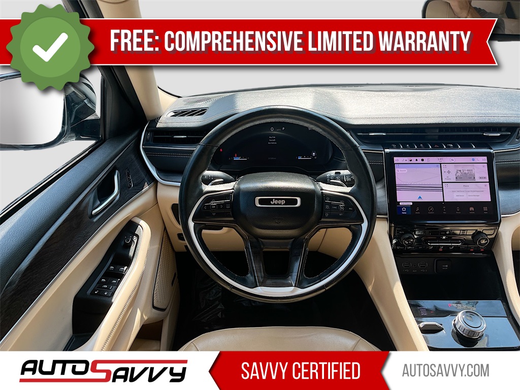 2022 Jeep Grand Cherokee L Limited White at River Oaks CDJR