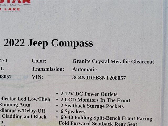 2022 Jeep Compass Latitude Lux Gray at Joe Myers Mazda Kia