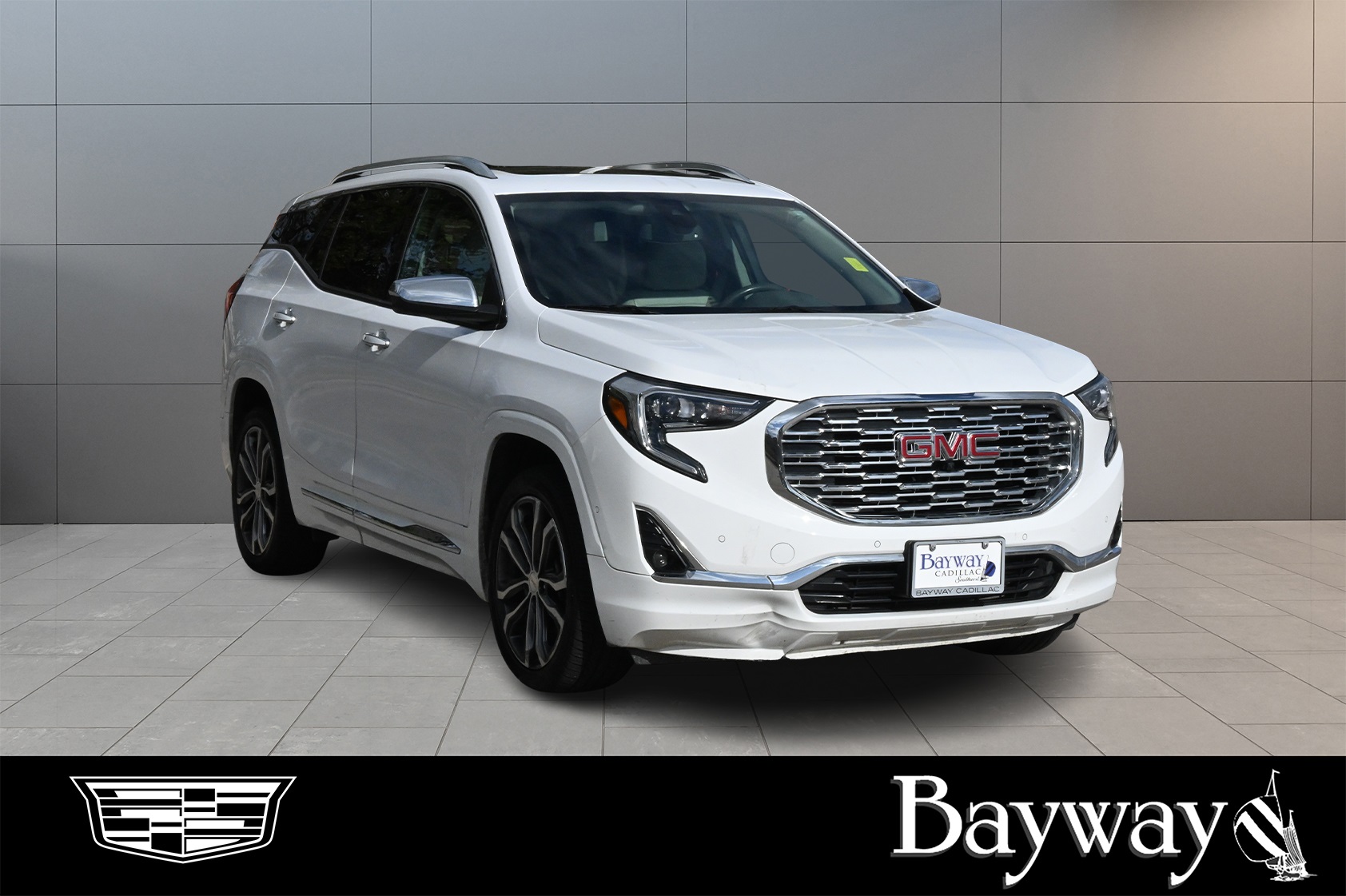 2018 GMC Terrain Denali White at Westside Lexus