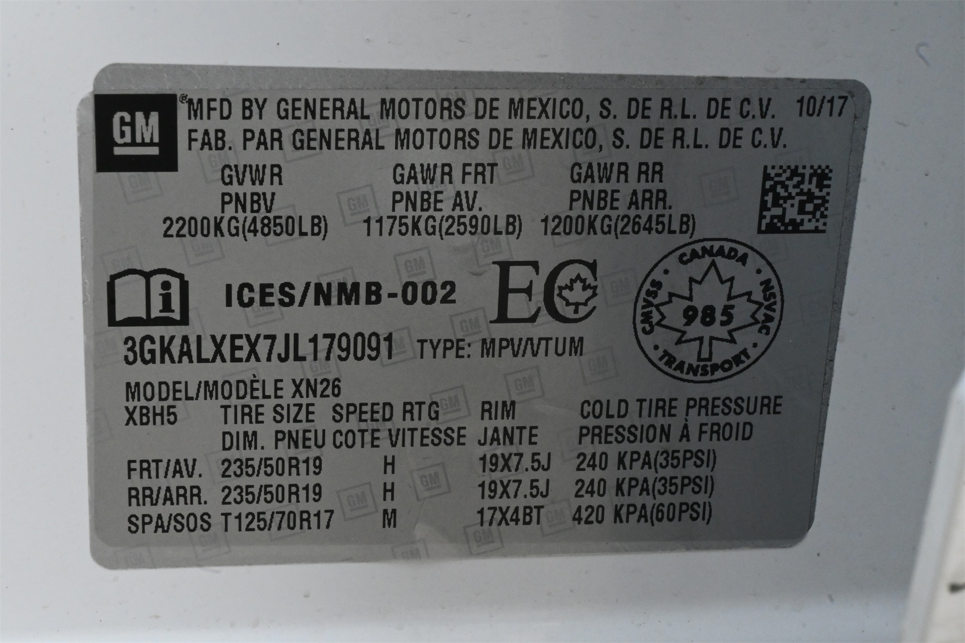 2018 GMC Terrain Denali White at Westside Lexus