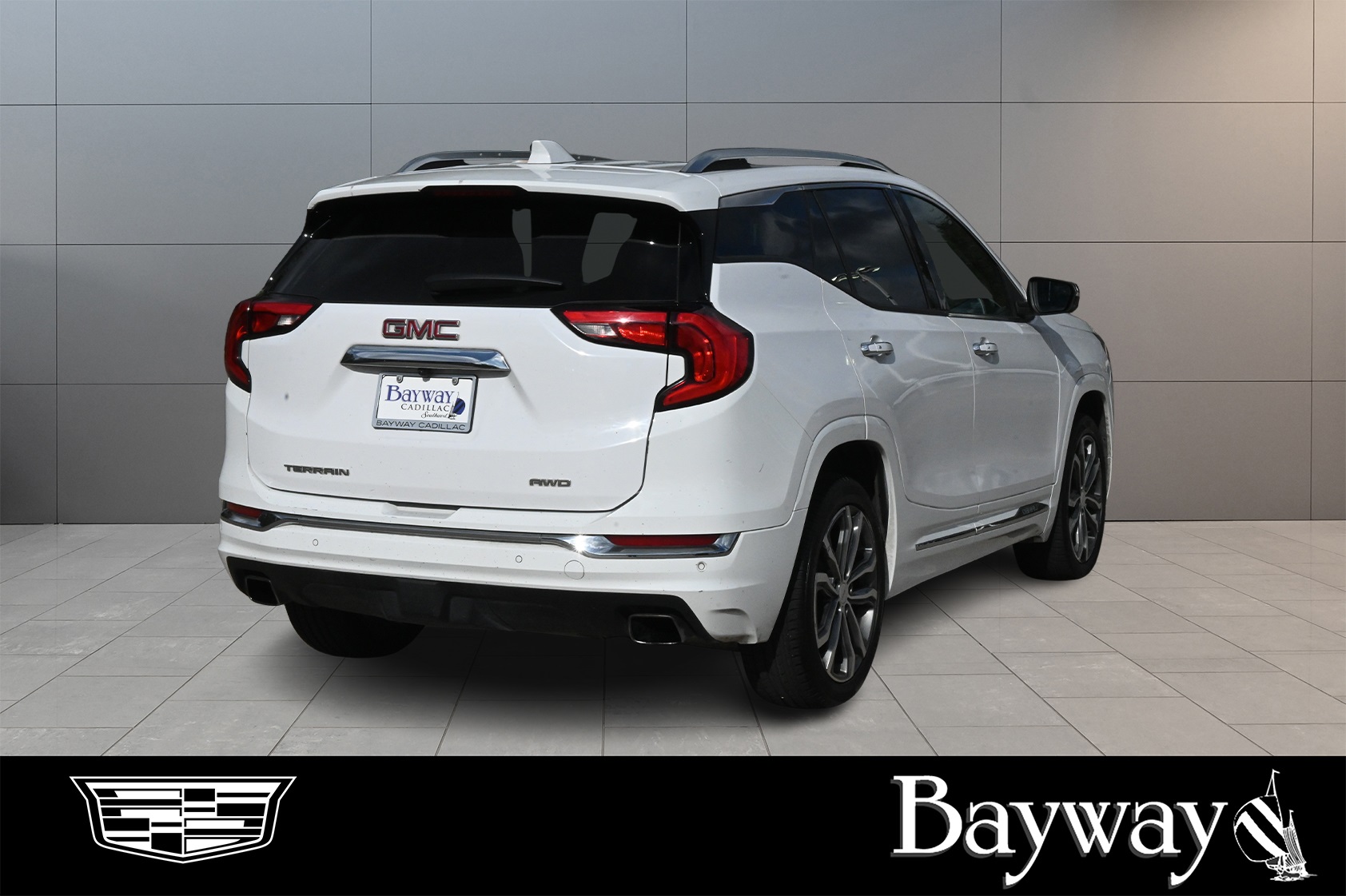 2018 GMC Terrain Denali White at Westside Lexus