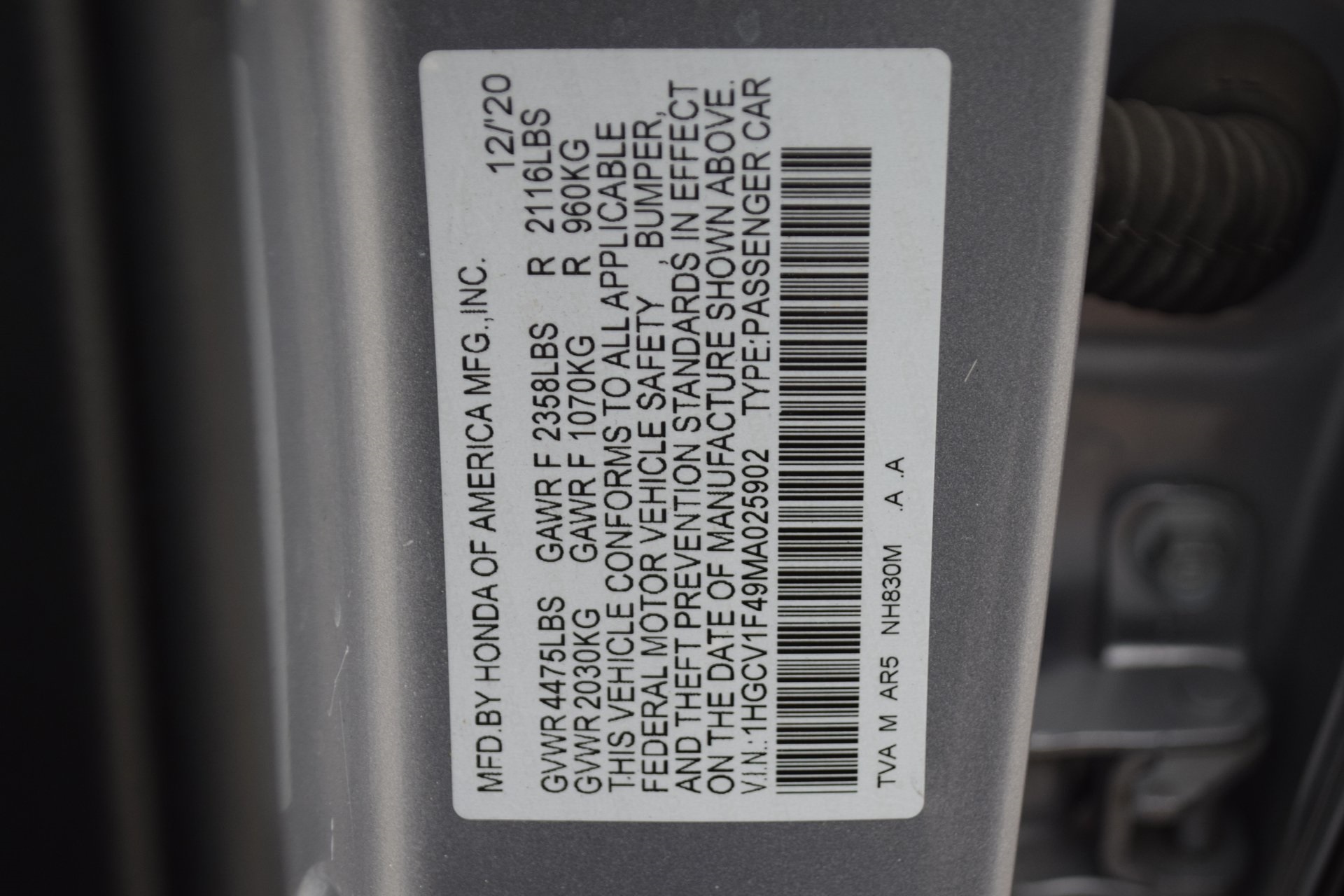 2021 Honda Accord Sport Special Edition Gray at DeMontrond Mazda