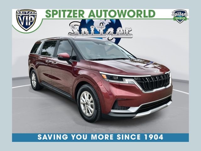 Flare Red 2023 Kia Carnival Minivan Front-Wheel Drive 8-Speed Automatic